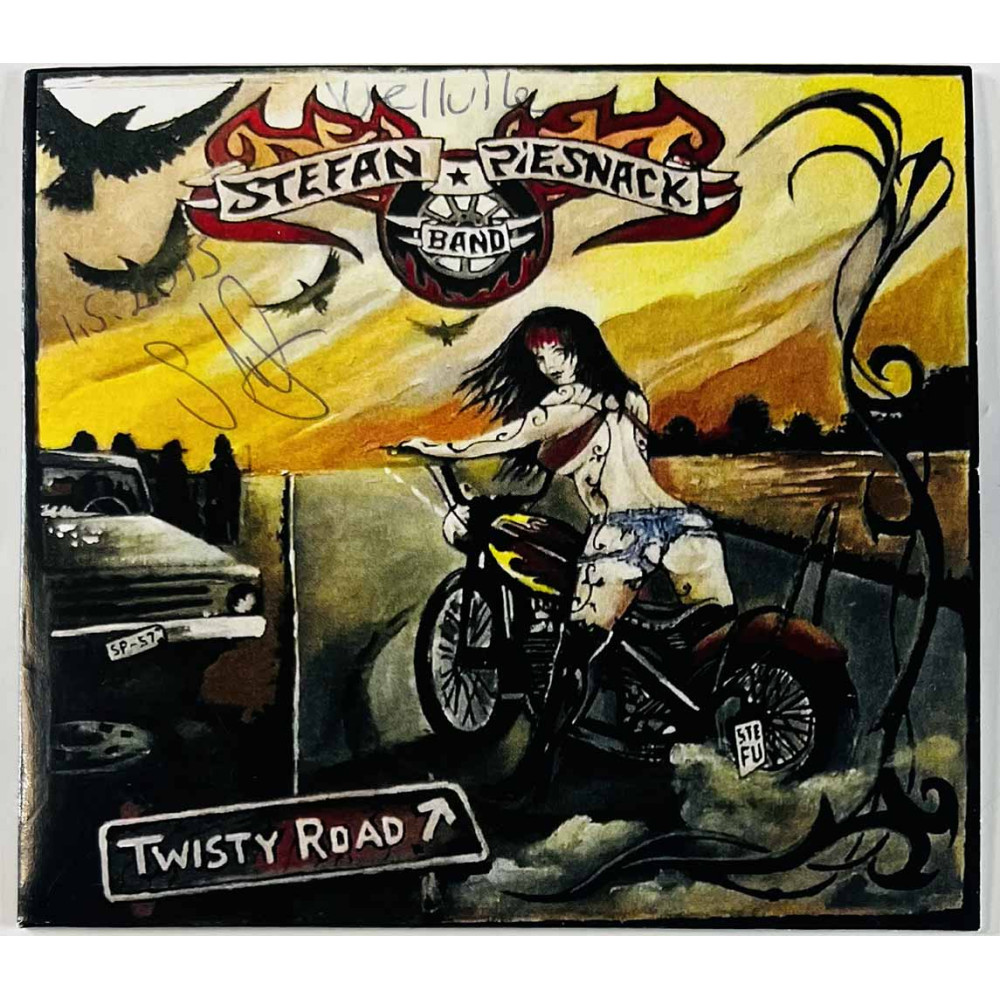 Stefan Piesnack Band CD Twisty Road CD-EP  kansi EX levy VG+ Käytetty CD