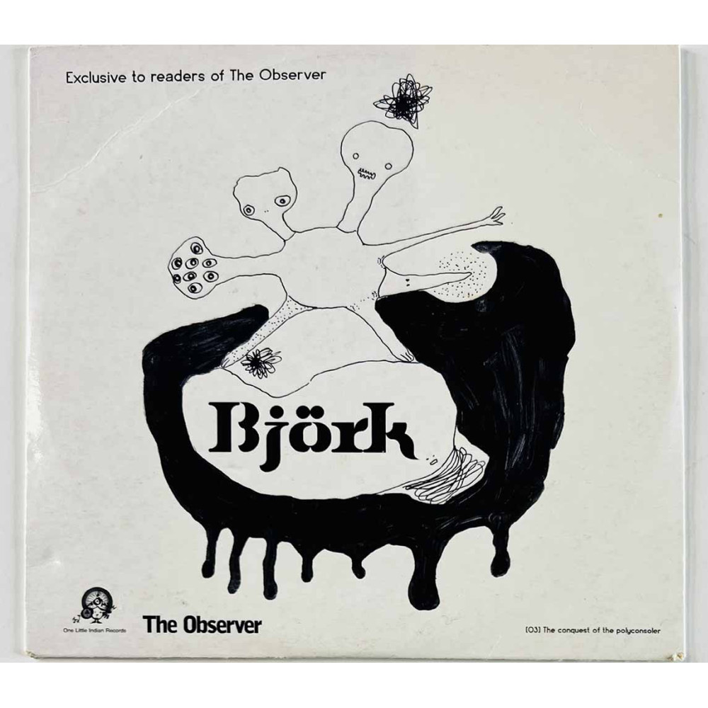 Björk CD Björk Venus as a boy + 4 raitaa  kansi VG levy VG Käytetty CD