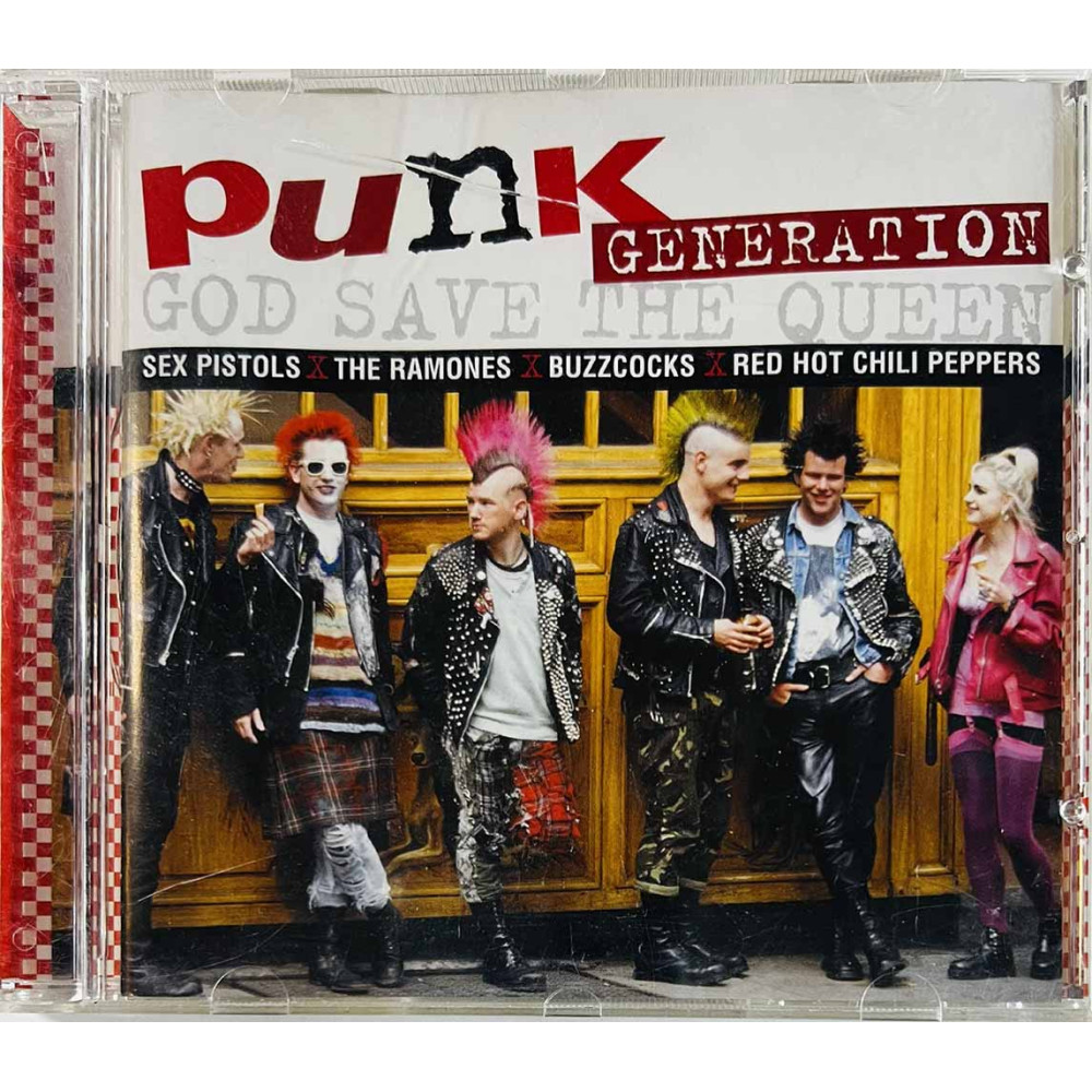 Members, Ramones, X-Ray Spex CD Punk Generation God Save The Queen  kansi EX levy VG Käytetty CD