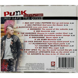 Members, Ramones, X-Ray Spex CD Punk Generation God Save The Queen  kansi EX levy VG Käytetty CD