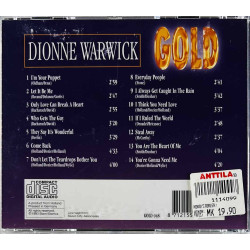 Warwick Dionne CD Gold  kansi EX levy EX Käytetty CD