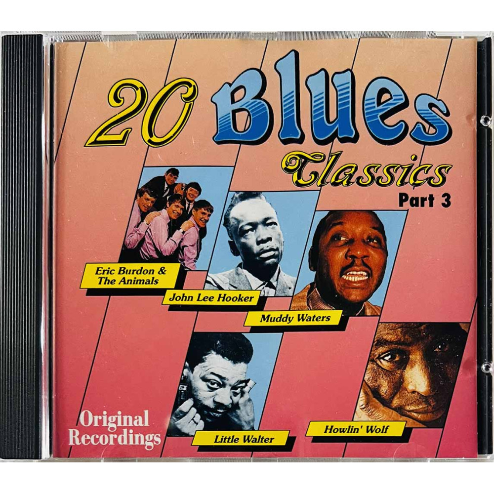 Little Walter, Elmore James, B.B.King CD 20 Blues Classics part 3  kansi EX levy EX Käytetty CD