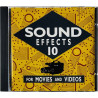 Sound Effects 10 1992 2620512 for movies and videos CD Begagnat