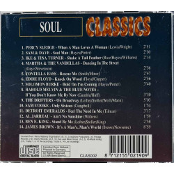 Ben E. King, Percy Sledge, James Brown CD Soul Classics  kansi EX levy EX Käytetty CD