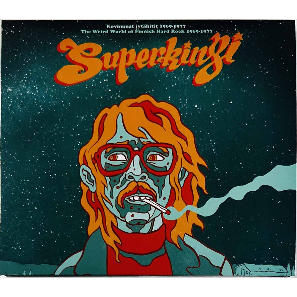 Haikara, Apollo, Yellow, Woodoo ym. CD Superkingi (Kovimmat Jytähitit 1969-1977)  kansi EX levy EX Käytetty CD