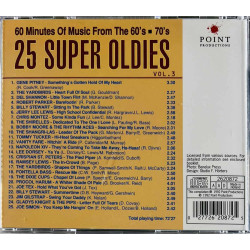 Yardbirds, Napoleon XIV, Procol Harum CD 25 Super Oldies Vol.3  kansi EX levy EX Käytetty CD