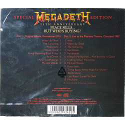 Megadeth 1986/2011 5099902934525 Peace Sells...But Who’s Buying? 2CD remastered CD