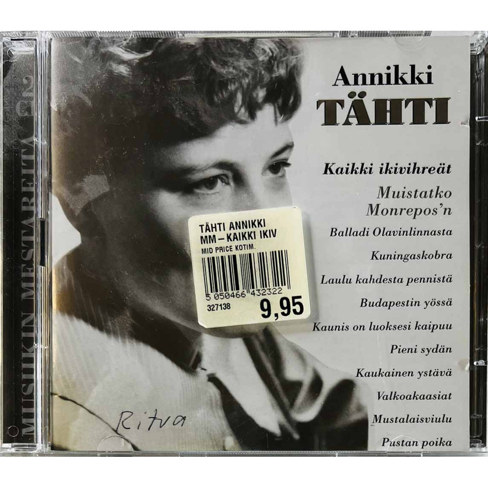Tähti Annikki 2003 5050466-4323-2-2 Kaikki ikivihreät 2CD CD Begagnat