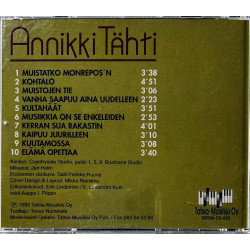 Tähti Annikki 1993 CD-055 Muistojen tie CD Begagnat