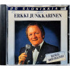 Junkkarinen Erkki CD 20 Suosikkia - Ruusuja hopeamaljassa kansivihko VG CD:n kunto VG+ Käytetty CD