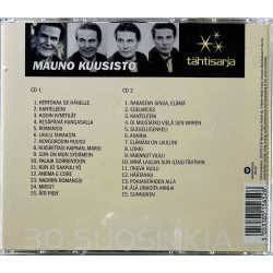 Kuusisto Mauno CD 30 Suosikkia 2CD kansivihko EX- CD:n kunto EX- Käytetty CD