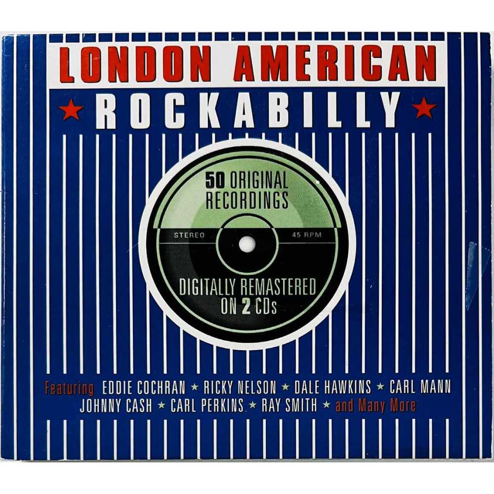 Ray Smith, Jack Scott, Sonny Burgess CD London American Rockabilly 2LP kansivihko EX CD:n kunto EX- Käytetty CD