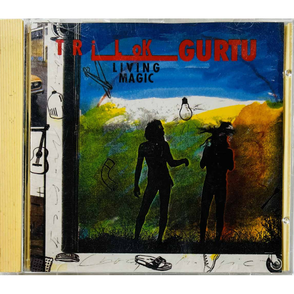 Gurtu Trilok CD Living Magic kansivihko EX CD:n kunto EX- Käytetty CD
