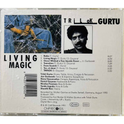Gurtu Trilok CD Living Magic kansivihko EX CD:n kunto EX- Käytetty CD