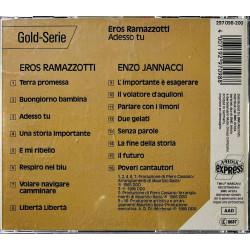 Ramazzotti Eros / Enzo Jannacci CD Adesso Tu kansivihko EX CD:n kunto EX Käytetty CD