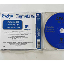 Evelyn CD Play with me CD-Single kansivihko EX CD:n kunto EX Käytetty CD