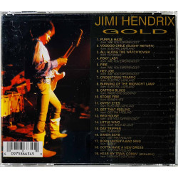 Hendrix Jimi CD Gold kansivihko G CD:n kunto EX- Käytetty CD