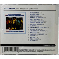 Matchbox CD The Platinum Collection kansivihko EX CD:n kunto EX Käytetty CD