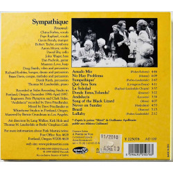 Pink Martini CD Sympathique kansivihko EX- CD:n kunto EX Käytetty CD
