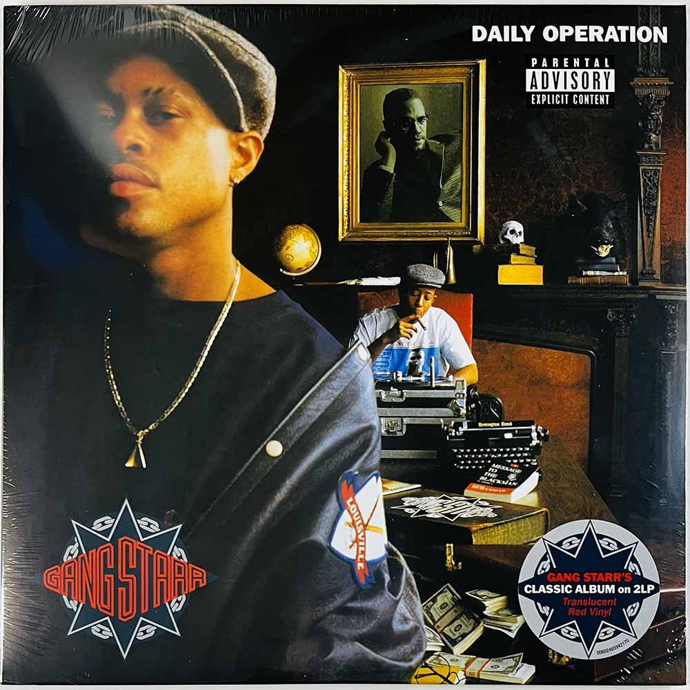 Gang Starr LP Daily Operation, red vinyl  2LP