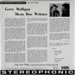 Mulligan Gerry LP Gerry Mulligan meets Ben Webster LP