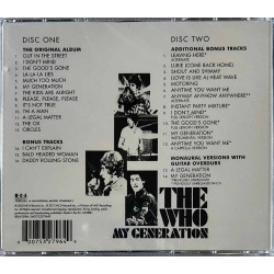 Who 1965 0600753279649 My Generation + 15 bonus tracks 2CD CD