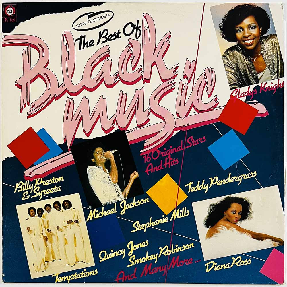 Smokey Robinson, Strikers, Manhattans LP Black Music the best of  kansi EX- levy VG+ Käytetty LP