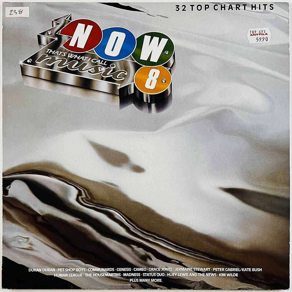 Human League, OMD, Run DMC LP Now 8 2LP  kansi EX- levy EX Käytetty LP