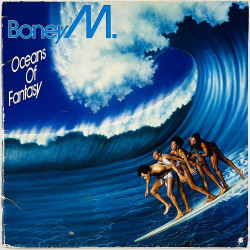 Boney M LP Oceans Of Fantasy  kansi VG levy G+ Käytetty LP