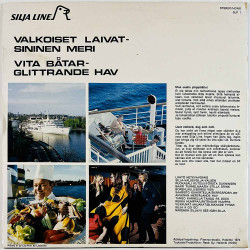 Erik Lindström, Monika Aspelund, Kaj Lind LP Valkoiset Laivat - Sininen Meri  kansi EX- levy EX- Käytetty LP