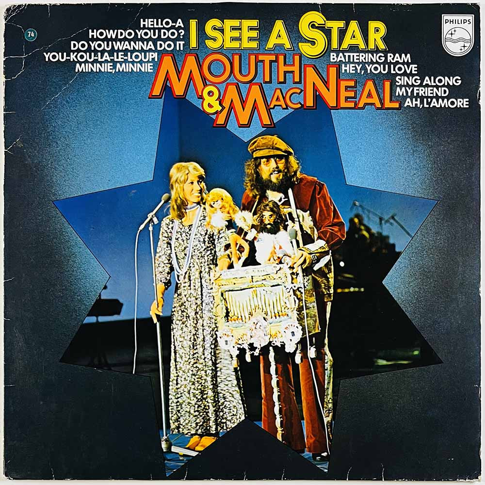 Mouth & MacNeal 1974 SOPOL 1015 I See A Star Begagnat LP