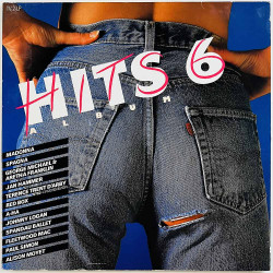 Madonna, A-ha, Bruce Springsteen ym. LP Hits album 6 2LP  kansi EX- levy EX Käytetty LP