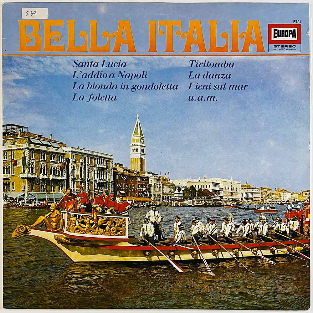 Mario Lanni, Das "Gaiezza"-Orchester ym. 1960’s E 181 Bella Italia Begagnat LP