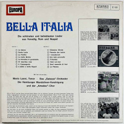 Mario Lanni, Das "Gaiezza"-Orchester ym. 1960’s E 181 Bella Italia Begagnat LP
