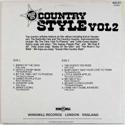 Nashville Cats, Polly Jones, Statesiders LP Country Style vol.2  kansi EX levy EX Käytetty LP