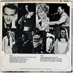 George Jones, Roy Drusky, Dave Dudley 1980’s JS 6144 Country Gold Begagnat LP