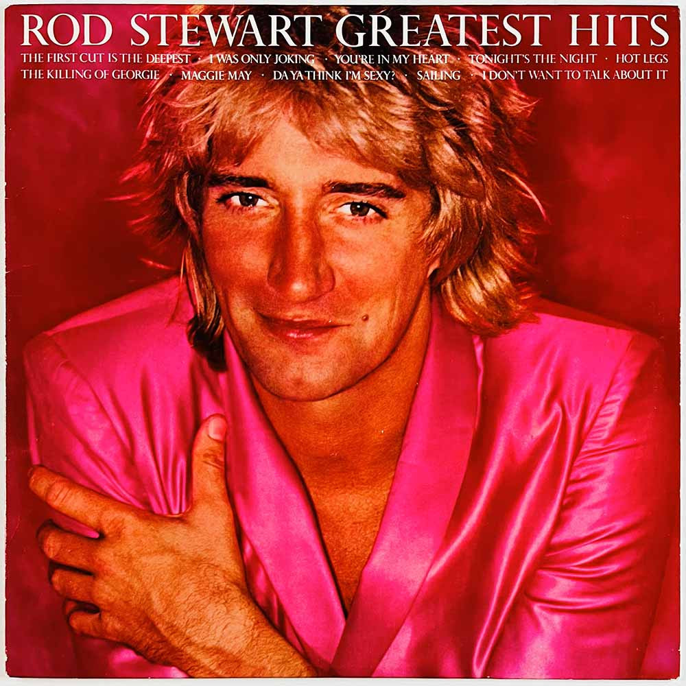 Stewart Rod LP Greatest Hits  kansi EX- levy EX Käytetty LP