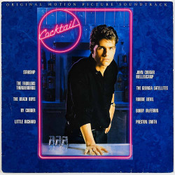 Strship, Mellencamp, Robbie Nevil LP Cocktail, soundtrack  kansi VG+ levy EX Käytetty LP