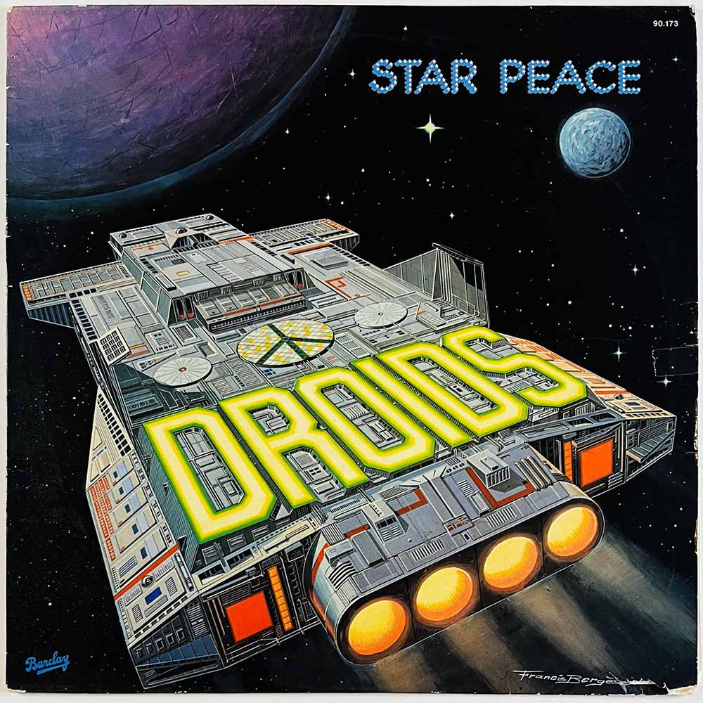 Droids LP Star Peace  kansi G- levy VG+ Käytetty LP