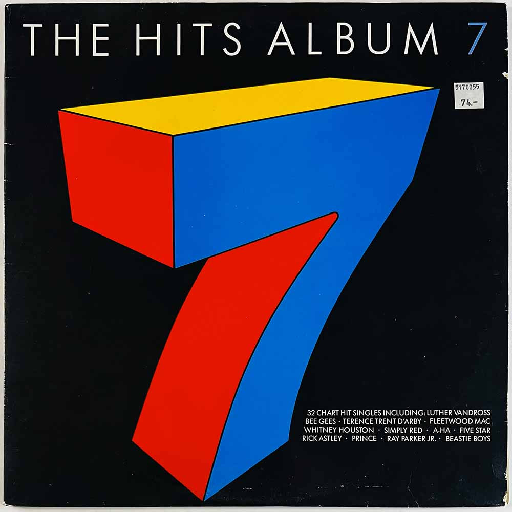 A-ha, Prince, Rick astley, Donna Summer 1987 HITS 7 The Hits Album 7 2LP Begagnat LP