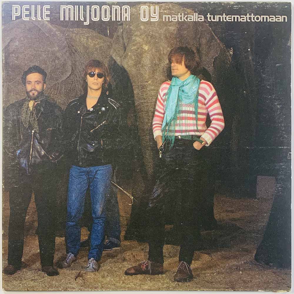 Pelle Miljoona Oy LP Matkalla tuntemattomaan  kansi VG levy EX- Käytetty LP