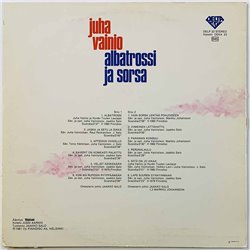 Vainio Juha LP Albatrossi ja sorsa  kansi VG levy VG+ Käytetty LP