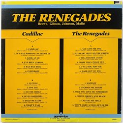 Renegades LP Cadillac / The Renegades 2LP  kansi EX- levy EX Käytetty LP