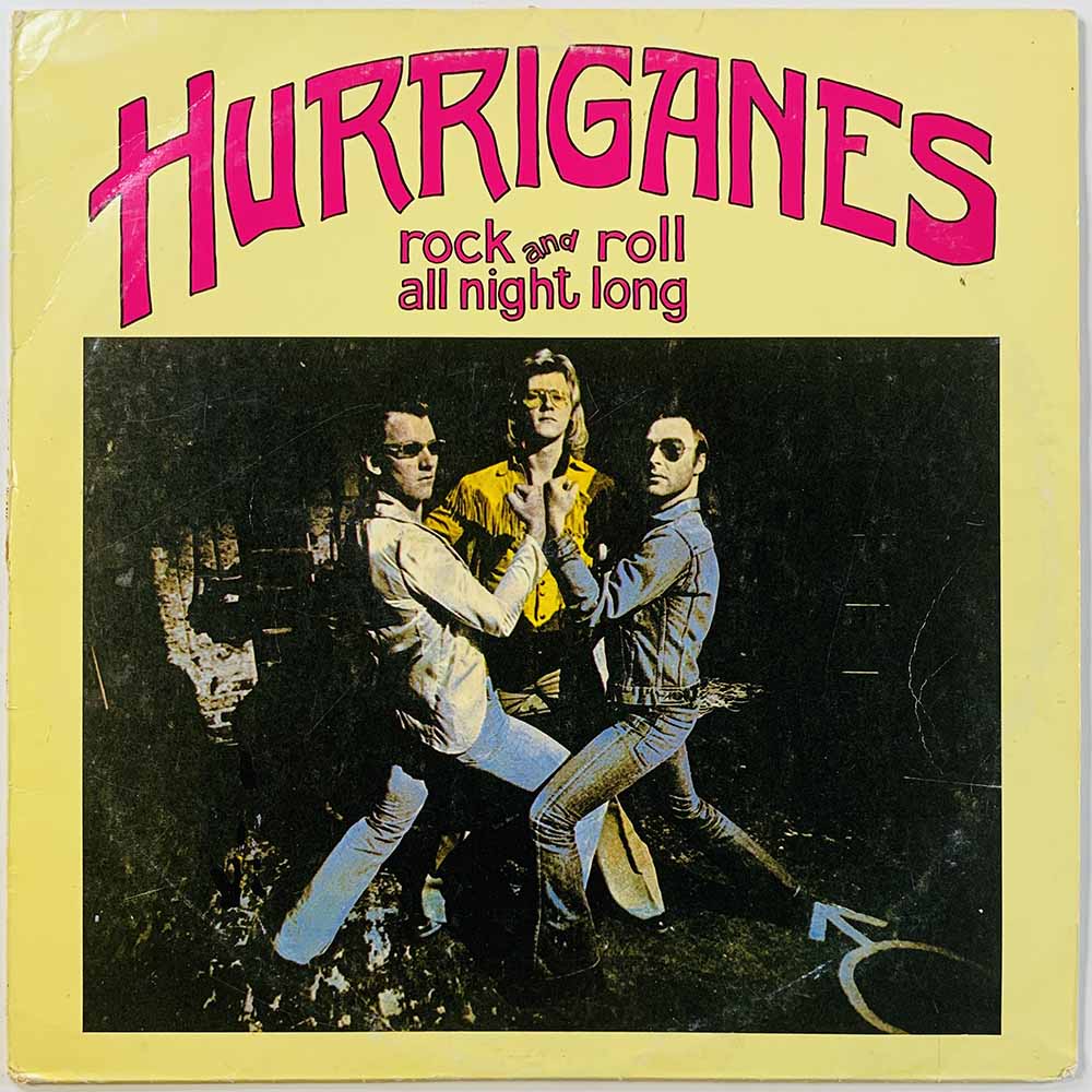 Hurriganes LP Rock And Roll All Night Long  kansi VG- levy VG+ Käytetty LP