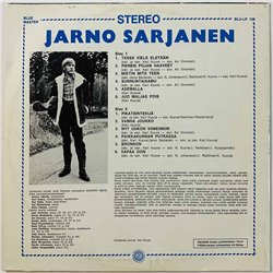 Sarjanen Jarno LP Jarno Sarjanen -71  kansi VG levy VG+ Käytetty LP