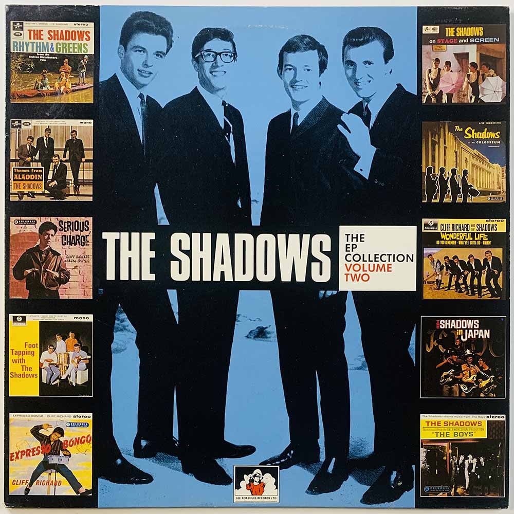 Shadows LP The EP collection volume two  kansi EX- levy EX- Käytetty LP