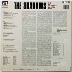 Shadows LP The EP collection volume two  kansi EX- levy EX- Käytetty LP