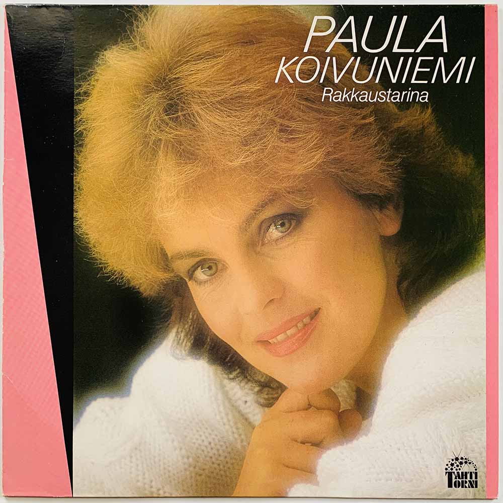 Koivuniemi Paula LP Rakkaustarina  kansi EX levy EX Käytetty LP