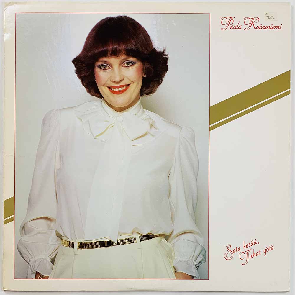 Koivuniemi Paula LP Sata kesää, Tuhat yötä  kansi EX- levy EX Käytetty LP