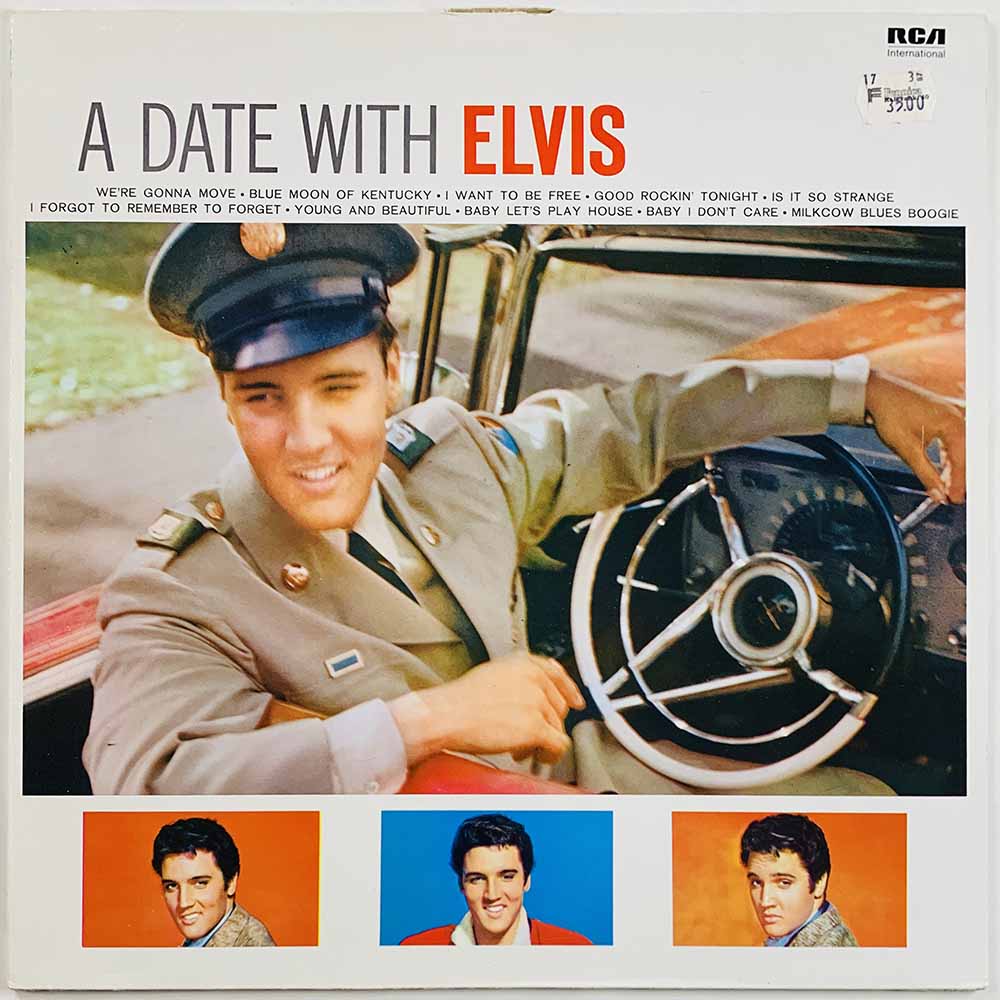 Elvis 1959 NL 89097 A Date With Elvis Begagnat LP